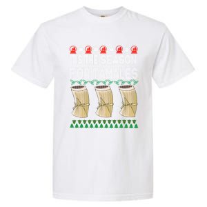 Tis The Season For Tamales Mexican Ugly Christmas Gift Garment-Dyed Heavyweight T-Shirt