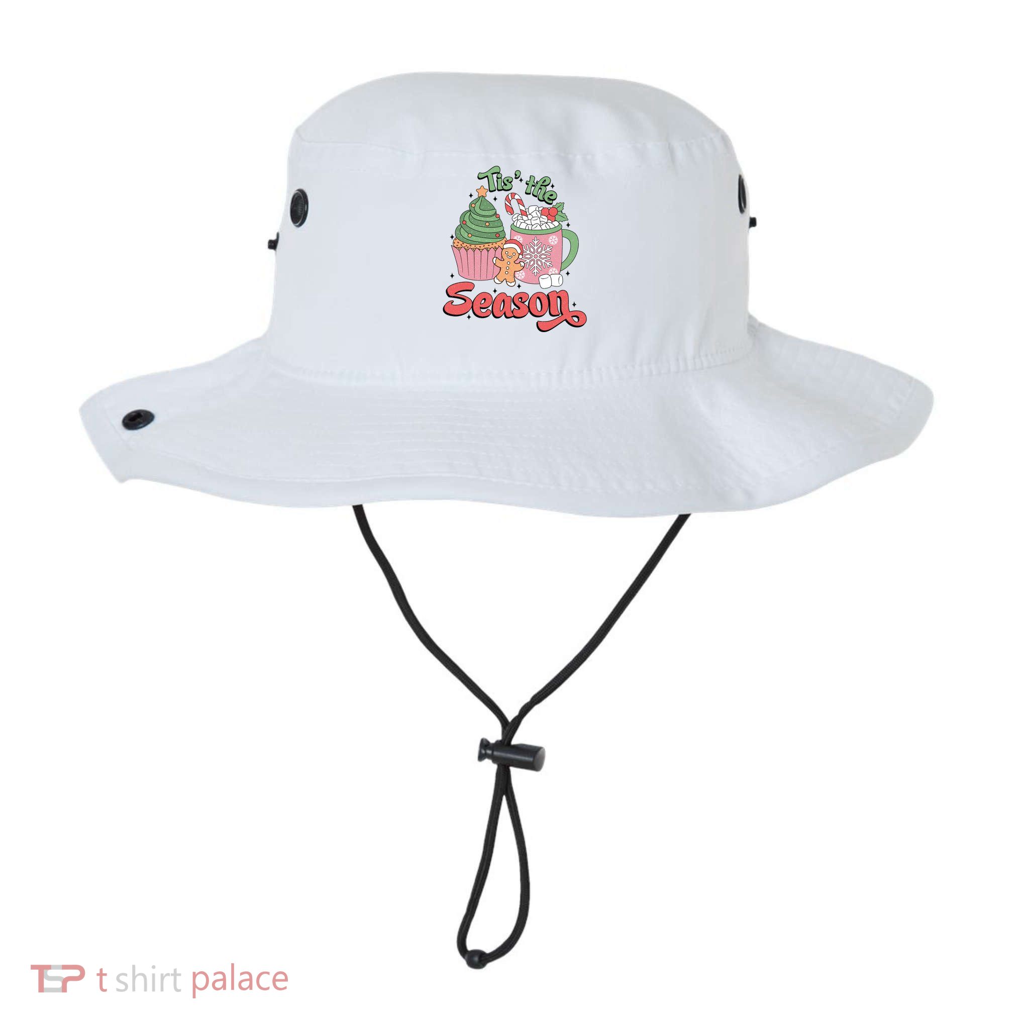 Tis The Season Cozy Christmas Holiday Bucket Hat