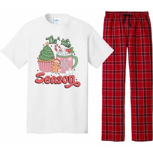 Tis The Season Cozy Christmas Holiday Pajama Set