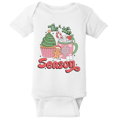 Tis The Season Cozy Christmas Holiday Baby Bodysuit