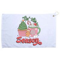 Tis The Season Cozy Christmas Holiday Grommeted Golf Towel