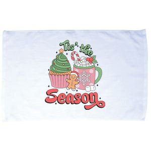 Tis The Season Cozy Christmas Holiday Microfiber Hand Towel