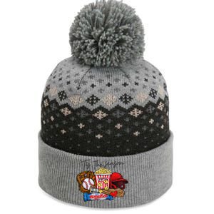 Tis The Season Baseball Team Lover The Baniff Cuffed Pom Beanie