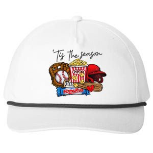 Tis The Season Baseball Team Lover Snapback Five-Panel Rope Hat