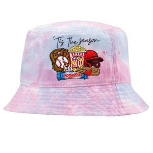 Tis The Season Baseball Team Lover Tie-Dyed Bucket Hat