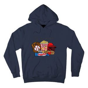 Tis The Season Baseball Team Lover Tall Hoodie