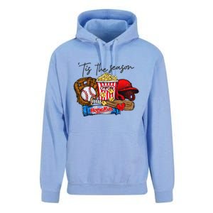 Tis The Season Baseball Team Lover Unisex Surf Hoodie