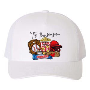 Tis The Season Baseball Team Lover Yupoong Adult 5-Panel Trucker Hat