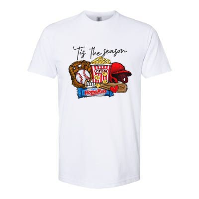 Tis The Season Baseball Team Lover Softstyle® CVC T-Shirt