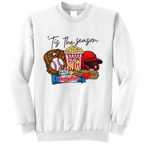 Tis The Season Baseball Team Lover Sweatshirt