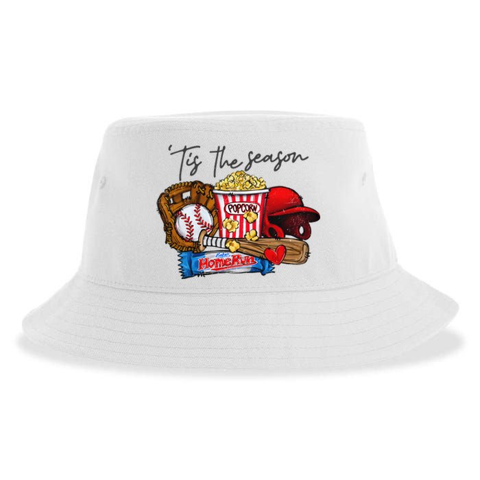 Tis The Season Baseball Team Lover Sustainable Bucket Hat