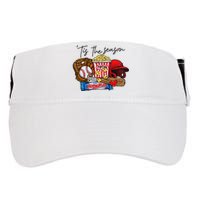 Tis The Season Baseball Team Lover Adult Drive Performance Visor