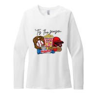 Tis The Season Baseball Team Lover Womens CVC Long Sleeve Shirt