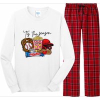 Tis The Season Baseball Team Lover Long Sleeve Pajama Set