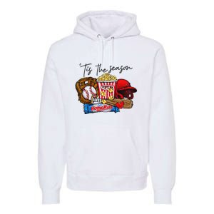 Tis The Season Baseball Team Lover Premium Hoodie