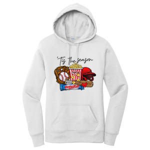 Tis The Season Baseball Team Lover Women's Pullover Hoodie