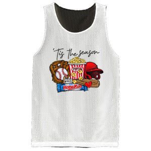 Tis The Season Baseball Team Lover Mesh Reversible Basketball Jersey Tank