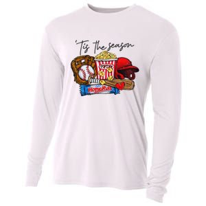 Tis The Season Baseball Team Lover Cooling Performance Long Sleeve Crew