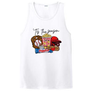 Tis The Season Baseball Team Lover PosiCharge Competitor Tank