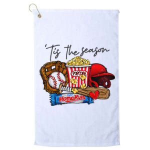 Tis The Season Baseball Team Lover Platinum Collection Golf Towel