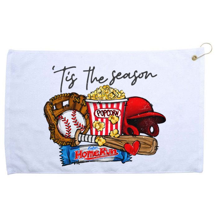 Tis The Season Baseball Team Lover Grommeted Golf Towel