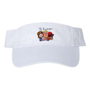 Tis The Season Baseball Team Lover Valucap Bio-Washed Visor