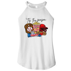 Tis The Season Baseball Team Lover Women's Perfect Tri Rocker Tank