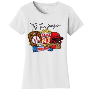 Tis The Season Baseball Team Lover Women's T-Shirt