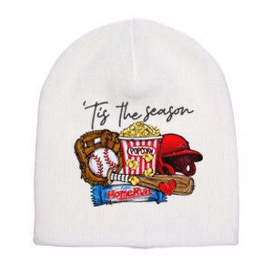 Tis The Season Baseball Team Lover Short Acrylic Beanie