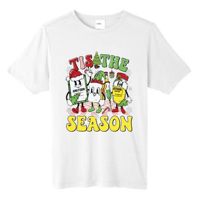 Tis The Season Christmas Pacu Er Icu Critical Care Nurse Tall Fusion ChromaSoft Performance T-Shirt