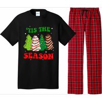 Tis' The Season Christmas Tree Cakes Debbie Groovy Pajama Set