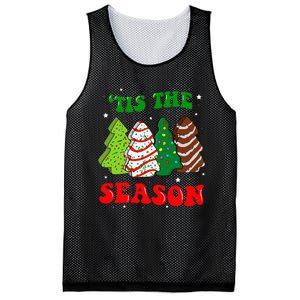 Tis' The Season Christmas Tree Cakes Debbie Groovy Mesh Reversible Basketball Jersey Tank