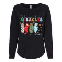 Tis The Season To Save Miracles Nicu Crew Nurse Christmas Womens California Wash Sweatshirt