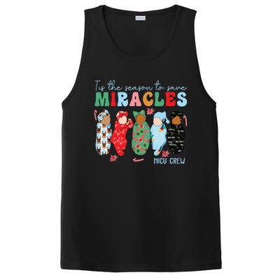 Tis The Season To Save Miracles Nicu Crew Nurse Christmas PosiCharge Competitor Tank