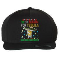 Tis The Season For Tequila Dabbing Ugly Christmas Alcohol Wool Snapback Cap