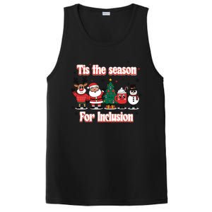 Tis The Season For Inclusion Christmas Holday Santa Claus PosiCharge Competitor Tank