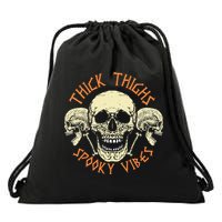 Thick Thighs & Spooky Vibes Halloween Costume Drawstring Bag