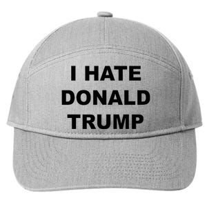 Top That Says I Hate Donald Trump Anti Trump Sucks 7-Panel Snapback Hat