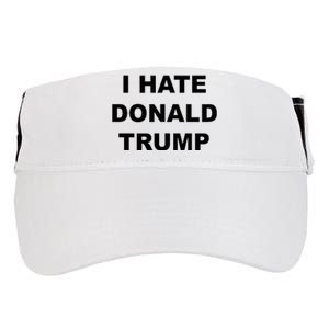 Top That Says I Hate Donald Trump Anti Trump Sucks Adult Drive Performance Visor