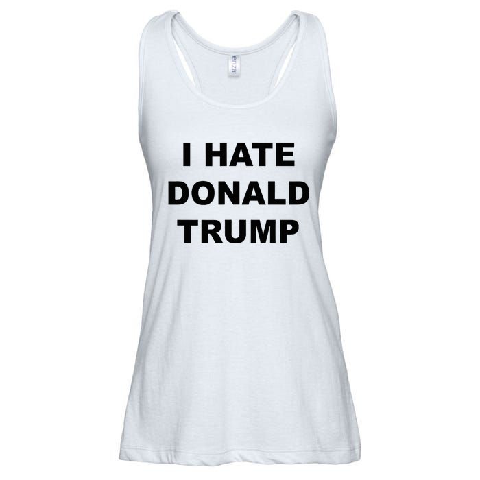 Top That Says I Hate Donald Trump Anti Trump Sucks Ladies Essential Flowy Tank