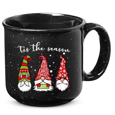Tis The Season Gnome Christmas Holiday 15oz Campfire Ceramic Mug