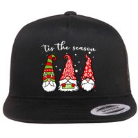 Tis The Season Gnome Christmas Holiday Flatbill Hat