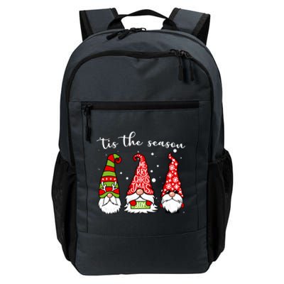 Tis The Season Gnome Christmas Holiday Daily Commute Backpack