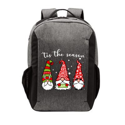 Tis The Season Gnome Christmas Holiday Vector Backpack