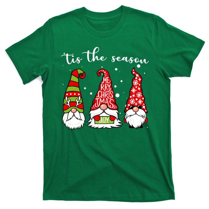 Tis The Season Gnome Christmas Holiday T-Shirt