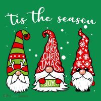 Tis The Season Gnome Christmas Holiday Tall T-Shirt