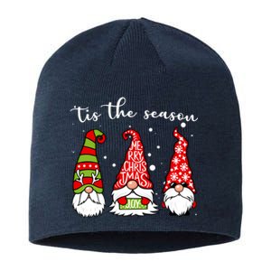 Tis The Season Gnome Christmas Holiday Sustainable Beanie