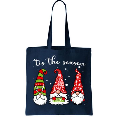 Tis The Season Gnome Christmas Holiday Tote Bag