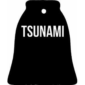 Tsunami Ceramic Bell Ornament