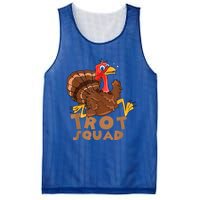 Turkey Trot Squad Funny Running Costume Thanksgiving Lover Gift Mesh Reversible Basketball Jersey Tank